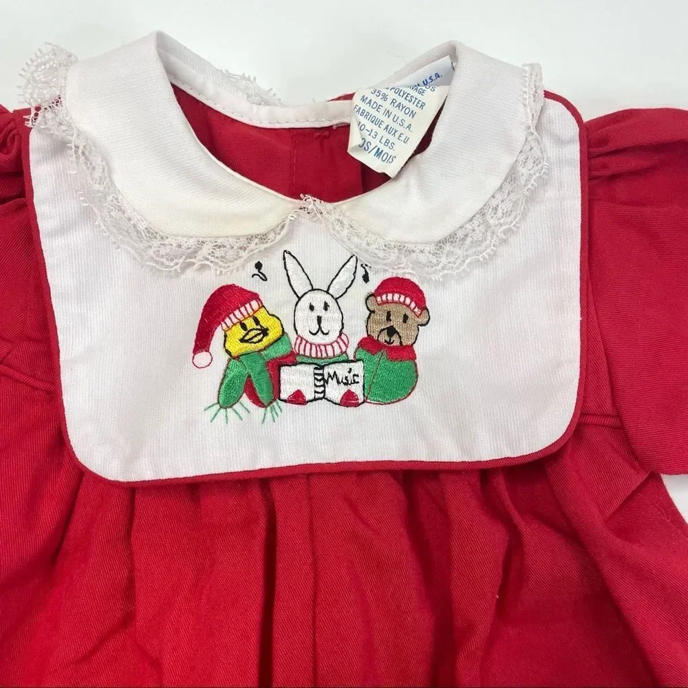 Vintage Red Christmas Outfit